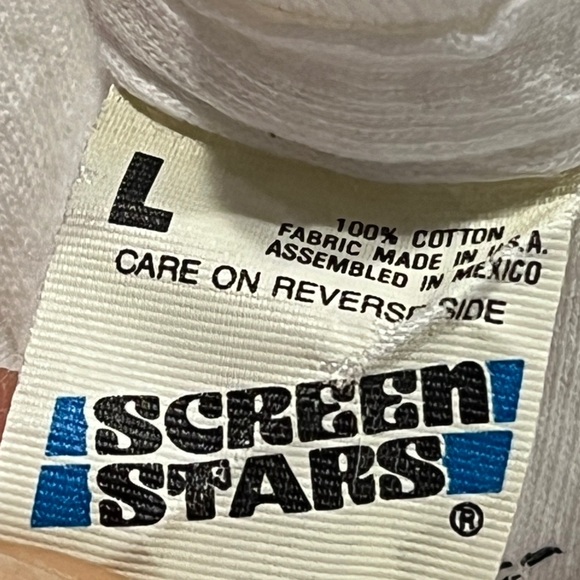 Vintage Single Stitch 80s Atlantic City New Jersey Travel Screen Stars Tshirt - Picture 4 of 4